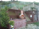Just firing up the old fashioned outdoor heater.