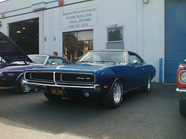George's cool blue Charger.