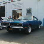 George's cool blue Charger.