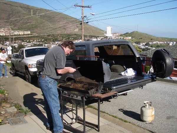 How to fit a grill in the Bronco???