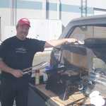 The BBQ is up and running and i have my offical "Goodysgotacuda" T-shirt on.