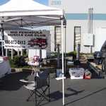 The MPM tent is all set up