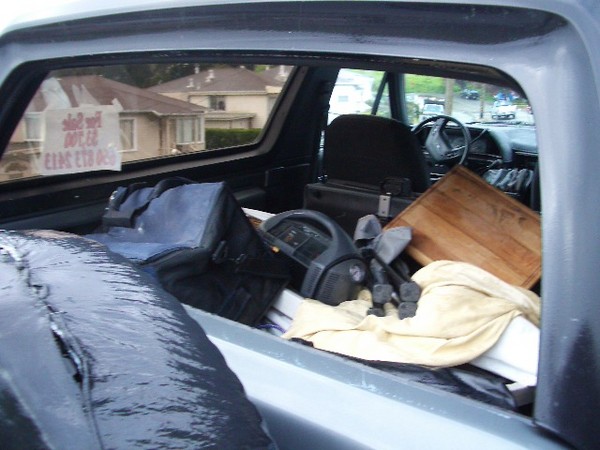 My truck is loaded at 6:30am for another day of fun.