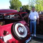 Bob Faust and his woody wagon.