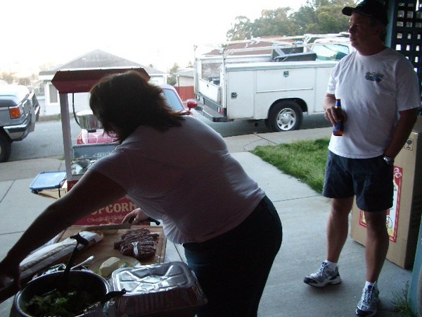 Here comes the grub!