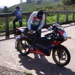 A beautiful Sunday and Richard's motorcycle bites the dust