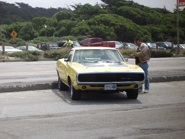 Ricky and his 440-6 1970 charger make the event.