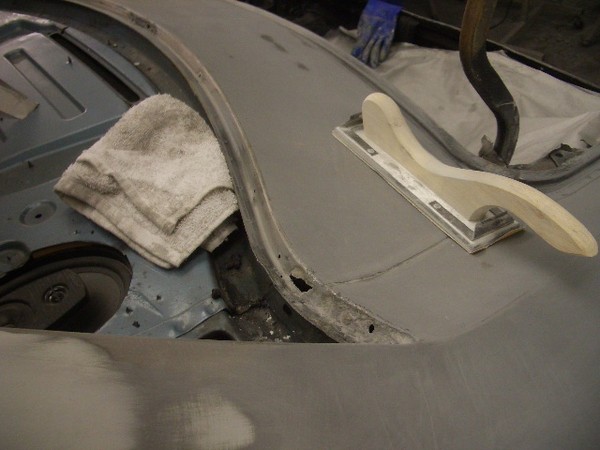 This is the extent of the rust damage on the roadrunner, not too bad for being on the road for over 35 years old.