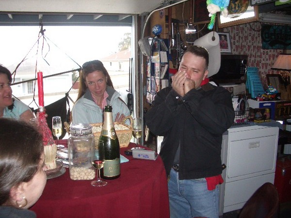 Chris Casanova and his wife Cecile show up for a BBQ and some fun, Stu style.