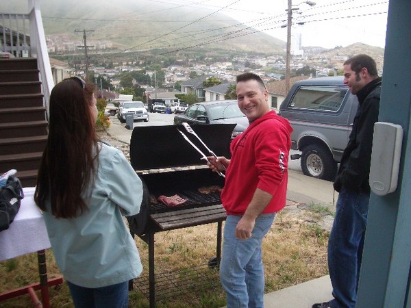 Chris takes over cooking and he turns out to be a great chef!