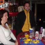 Here is Moparts member Micheal from Germany and my wife Sally chatting it up.