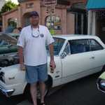 Our new friend who has the same last name as me (Harmon) shows off his Rambler.