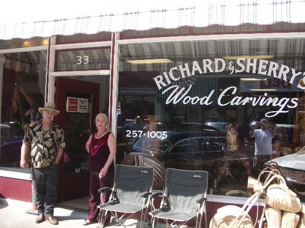 We bought some great handmade wood carved stuff here.