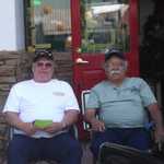 The leaders of Golden State Rods take a break.