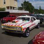 I am a Chevelle see me roar! Hey do there flames look like my vertibrae to you?