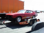 Big Al's 70 Maverick. 466 ci, C6, 9" Ford w/3.89 gears. This is the day I sold it:(