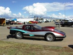 Pat Neil's beautiful 85 SG Corvette. 468 ci BBC, Glide, 9" Ford. Low nines and for sale for $18,000. What a deal!!