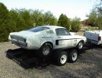 Pat Neil's 67 Mustang. 429 ci, TH400, 9" Ford. It's just a bracket car. Runs in Pro and Sportsman