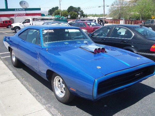 The chevy hood scoop is long gone, thankfully!