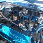 Very cool old school Offy intake.