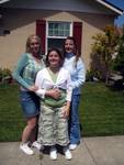 Highlight for Album: The Harmon kids line up for some photos.