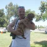 Mark (CALGECKO)and his pup make the scene.
