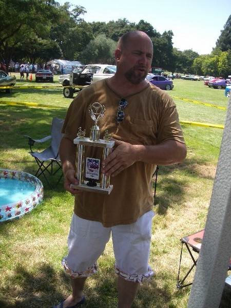 Tim wins an award and he will be needing a lot more shevle space to hold all the ones that will be heading his way.