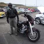 Oh oh somebody got a new toy for his birthday! This bike has a better sound system than my home does.