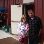 Our MPM VP Cindy and her husband Tim stop by to check out the fun.
