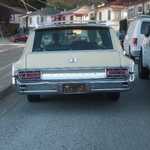 Our street is just wide enough for this monster wagon.