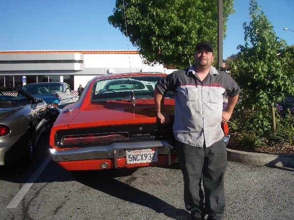 Tony and his General Lee Charger.