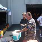 John and Joe work tirelessly to get this event all set up just right.
