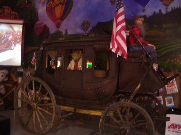A real Wells Fargo Stagecoach.