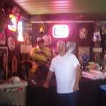 Stu, and Elvis wait for the crowd to arrive.