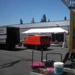 My roadrunner's bodyman / painter shows up early to get a good parking spot.