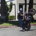 I could do that, if i had a harley and was more crazy than i already am.