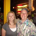 Mark takes time off from working on my roadrunner to have a little fun at Sparky's too.
