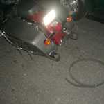 Wow!! Steve's final drive belt breaks just as he starts to ride home.