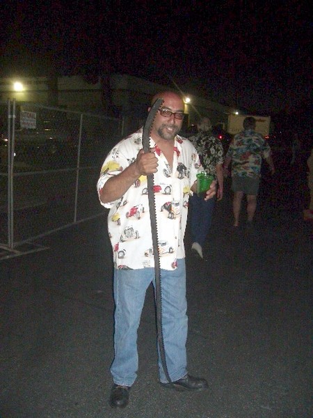 No belt no ride the Harley home, Steve.