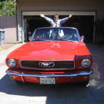 Diana Scafire gets a cool 66 Mustang convertible.