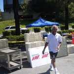 Our fearless leader (Carl Asaro) is always on the move.