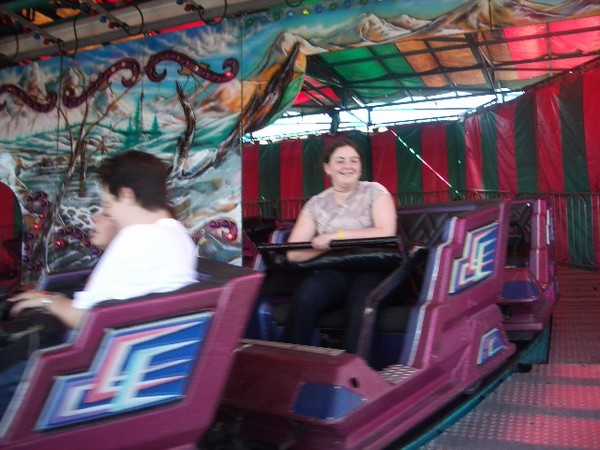 Deanna loves the rides.