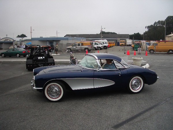 Nin Pera brings this beautiful 58 corvette to the show.