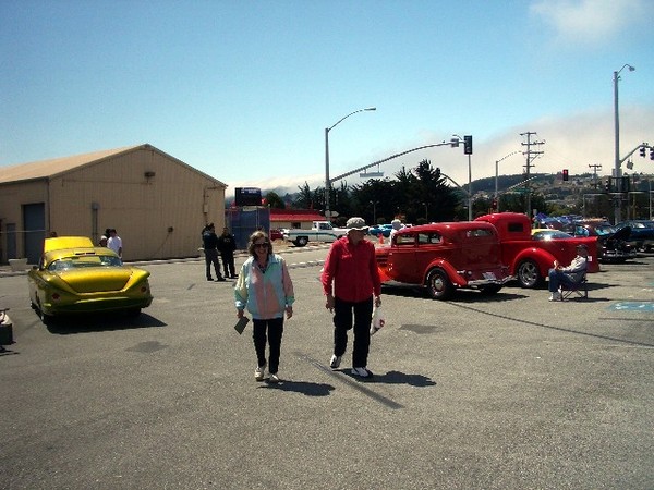 Even my mother showed up to see the cool cars.