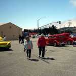 Even my mother showed up to see the cool cars.