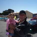 Nin Pera and his granddaughter.