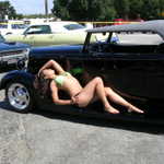 Carl's car and girl