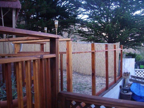 The last part of the fence is coming together nicely.