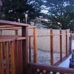 The last part of the fence is coming together nicely.