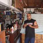 Steve and his garage.